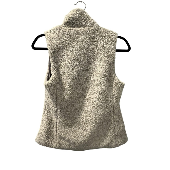Patagonia El Cap Los Gatos Teddy Bear Vest Gray Size Small Women's Fleece Casual - Picture 6 of 7
